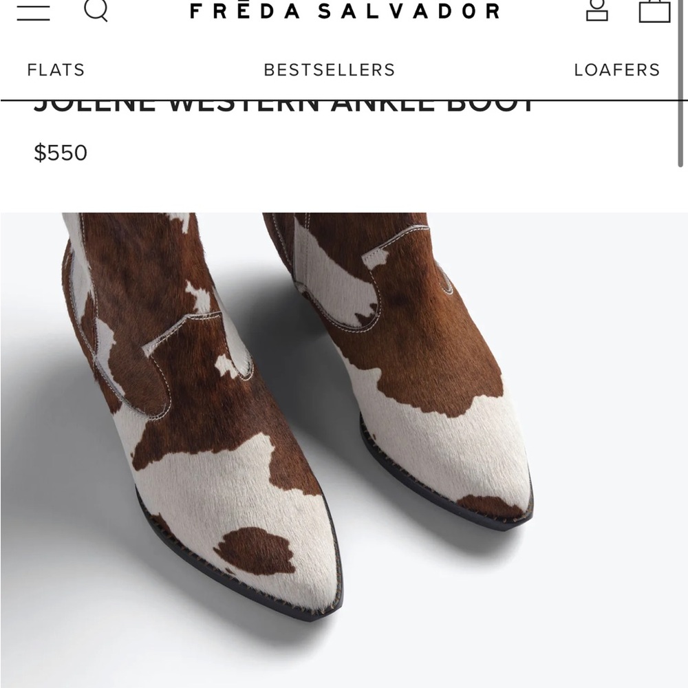 Freda Salvador Jolene Western Ankle boot